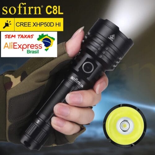 Sofirn-C8L 21700 3100lm Lanterna Tática Poderosa